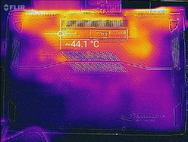 Thermal image of underside.