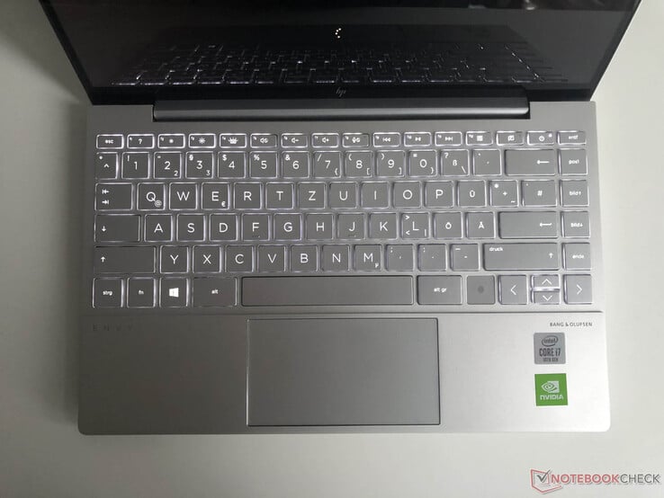 Le clavier du HP Envy 13-ba0001ng est rétro-éclairé
