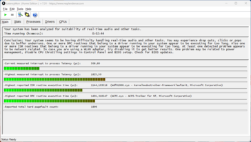 LatencyMon - vue d'ensemble