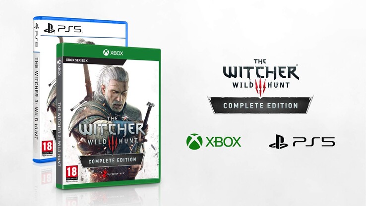 Promotion pour la prochaine génération de The Witcher 3. (Source de l'image : CD Projekt Red)