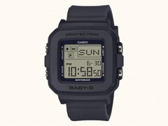 Les montres Baby-G BGD-10KH de Casio (BGD-10KH-2C sur la photo) ont un affichage carré. (Source de l'image : Casio, édité)