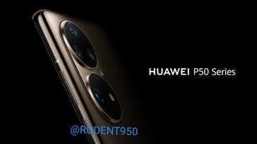 De nouveaux rendus du Huawei P50 sont disponibles. (Source : Twitter)