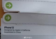 Apple devrait annoncer la série d&#039;iPhone 13 le mois prochain. (Image source : Weibo)