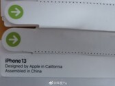 Apple devrait annoncer la série d'iPhone 13 le mois prochain. (Image source : Weibo)