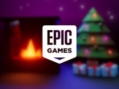 Monument Valley I et II sont actuellement disponibles en tant que jeux mobiles gratuits. Photo : une image promotionnelle de Noël de la vitrine. (Source de l'image : Epic Games Store)