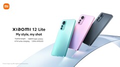 Le Xiaomi 12 Lite 5G sera disponible en au moins trois couleurs. (Image source : Xiaomi)
