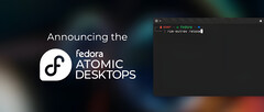 Quatre versions différentes de Fedora Linux sont désormais regroupées sous le nom de &quot;Fedora Atomic Desktops&quot; (Image : Fedora Magazine).