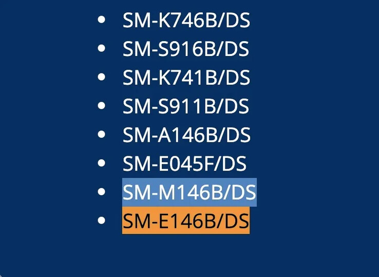 Les Galaxy "M14 5G" et "F14 5G" chercheraient à obtenir l'autorisation de vente en Inde. (Source : MySmartPrice)