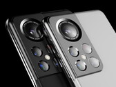 Le Galaxy S22 Ultra tel qu'imaginé par LetsGoDigital. (Source de l'image : LetsGoDigital)
