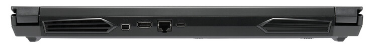 Arrière : Mini DisplayPort 1.4, HDMI 2.0, Gigabit Ethernet, USB 3.2 Gen 2 (Type-C ; DisplayPort 1.4)