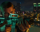 Jason Duval, protagoniste de GTA VI, tenant un Colt CAR 15 dans Grand Theft Auto 6