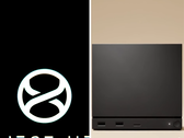 Le logo Project Helix à côté d'une image de la Steam Machine