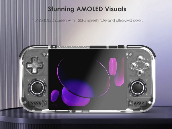 Le Retroid Pocket Nova est équipé d'un écran AMOLED 4:3 à 120 Hz.