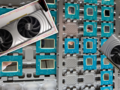 Le GPU Intel Arc Alchemist est capable de rivaliser avec les produits phares de Nvidia (image via Moore's Law is Dead sur YouTube)