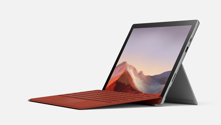 En test : la Surface Pro avec Intel Core i7 en rouge.