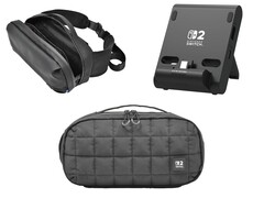 Étuis de transport Hori Switch 2 et station d'accueil portable PlayStand. (Source de l'image : Amazon, édité)