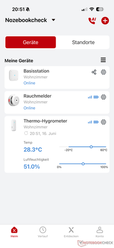 Présentation de l'application X-Sense