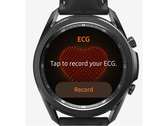 Un Galaxy Watch3 lance un ECG. (Source : Samsung)
