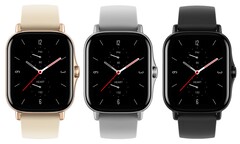 Le Huami Amazfit GTS 2 est disponible en trois couleurs. (Source de l'image : Huami - édité)