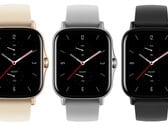 Le Huami Amazfit GTS 2 est disponible en trois couleurs. (Source de l'image : Huami - édité)