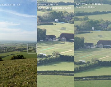 l'objectif 600 mm de l'iPhone 17 Pro rivalise avec l'appareil photo Sony de 5 000 $ en zoom pour seulement 250 $ pour l'objectif + 1 100 $ pour l'iPhone.