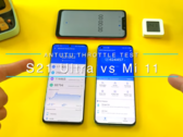 Deux vaisseaux phares de 2021 Android s'affrontent. (Source : YouTube)