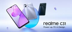 Le Realme C31 dispose d&#039;un écran de 6,5 pouces et d&#039;une grande batterie. (Image source : Realme)