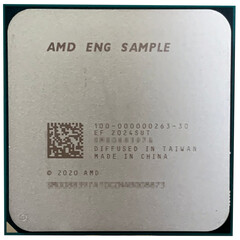 Échantillon technique de l&#039;AMD Ryzen 7 5700G. (Source de l&#039;image : QQ via Videocardz)