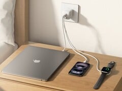 Le nouveau chargeur mural Belkin BoostCharge Pro 3-Port GaN 70W (Image source : Belkin)