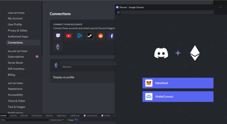 Discord + Ethereum. (Image source : @jasoncitron)