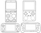 Illustrations de différentes consoles rétro Anbernic