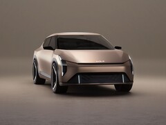 Le lancement de la berline Kia EV4 est censé être reporté à 2025. (Source de l'image : Kia)