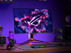 Le ROG Swift OLED PG32UCDMR ressemble énormément au PG32UCDM, ce dernier étant illustré. (Source de l'image : Asus)