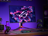 Le ROG Swift OLED PG32UCDMR ressemble énormément au PG32UCDM, ce dernier étant illustré. (Source de l'image : Asus)