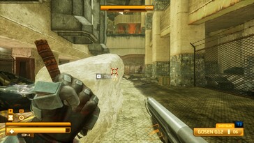 Illustration : une capture d'écran du jeu SPRAWL zero.