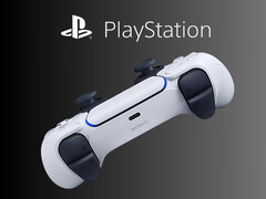 La manette DualSense PS5 de Sony PlayStation avec retour haptique (Source de l'image : Sony PlayStation avec modifications)
