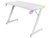 Bureau de jeu Trust Luminus RGB en blanc (Source : Trust)