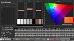 CalMAN : ColorChecker (calibré)