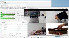 Latence maximale lors de l'ouverture de plusieurs onglets de navigateur et de la lecture de vidéos 4K