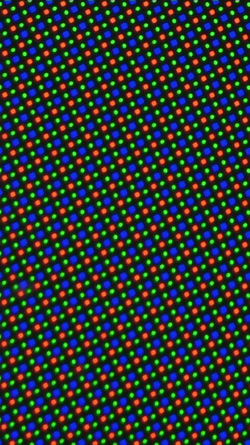 Reproduction sous-pixel de l'écran OLED