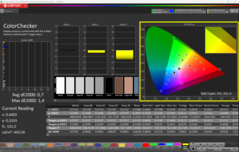 CalMAN ColorChecker calibré
