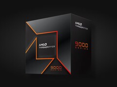 Rendu artistique de l&#039;emballage des CPU de la série Ryzen Threadripper 9000X d&#039;AMD. (Source de l&#039;image : AMD)
