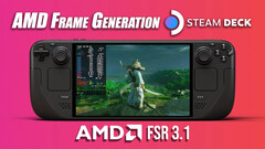 AMD FSR 3.1 et la génération d'images sur le Steam Deck de Valve améliorent ses performances de jeu (Image source : ETA Prime)