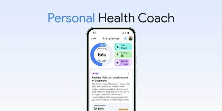 Le coach santé personnel Fitbit est un outil basé sur une application