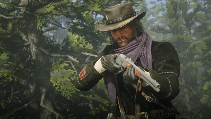 Image montrant John Marston dans Red Dead Redemption 2 (Source de l'image : suika1885 - Nexus Mods)