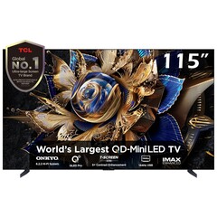 Le téléviseur TCL X955 MAX est doté d'un écran QD Mini LED de 115 pouces et d'un taux de rafraîchissement variable de 144 Hz (Source d'image : TCL)
