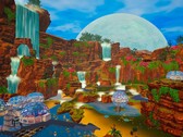 Une image représentant une base dans The Planet Crafter, actuellement à -50 % sur Steam.