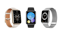 La Huawei Watch FIT 2 sera disponible en trois styles, illustrés. (Image source : Roland Quandt &amp;amp; WinFuture)