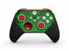 Xbox Elite Wireless Controller Series 2 Core en vert et rouge.