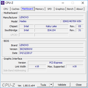 CPU-Z - Informations sur la carte mère